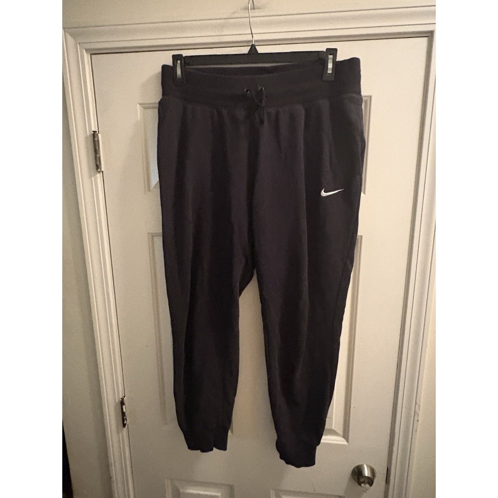 NIKE Fleece Sweatpants Joggers Black Women's Large